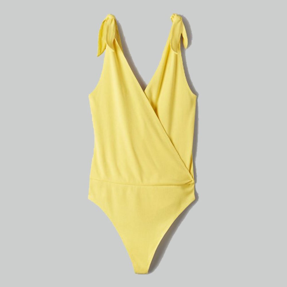 Aritzia/Wilfred Yellow Bodysuit - Brand New w/Tags